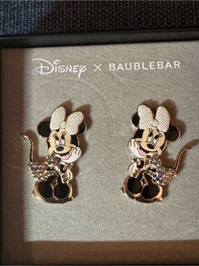 Disney BaubleBar Minnie Mouse Earrings